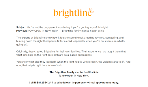 Image of Health Plan Email